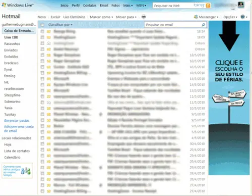 Um Pouco de Hotmail