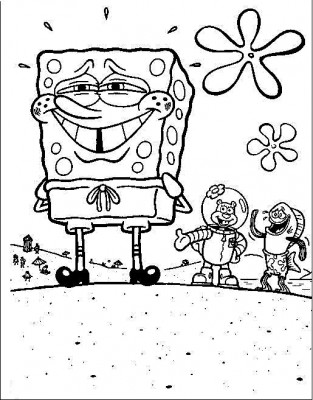 Desenho Do Bob Esponja Para Colorir