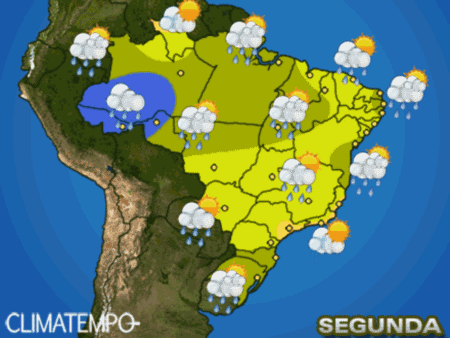 Mapa Do Tempo No Brasil