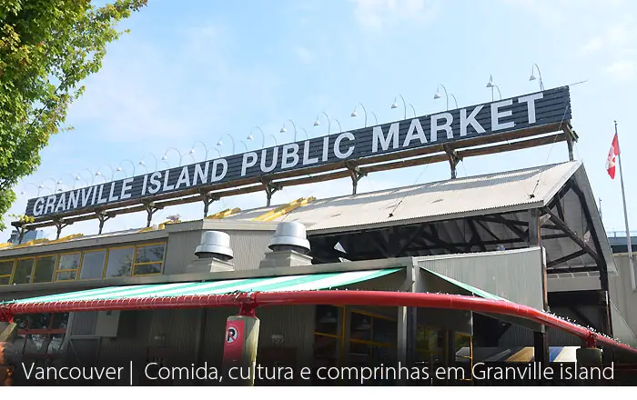 Fachada "Granville Island Public Market" em Vancouver