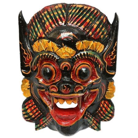 Máscara Barong Colorida Para Decoração de Paredes