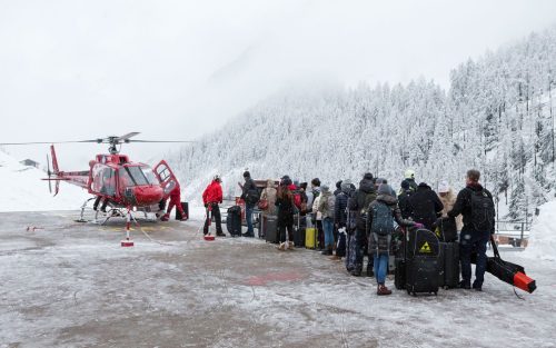 Passeio de Helicóptero em Cervinia