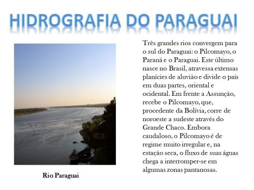 Hidrografia do Paraguai