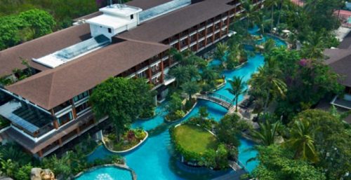 Resort indonésio, um Ótimo Lugar Para Trabalhar no Bali, Indonésia 