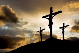 Ilustração da Crucificação de Cristo